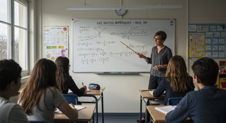 Les suites numériques - 1ère Bac SM Maths BIOF