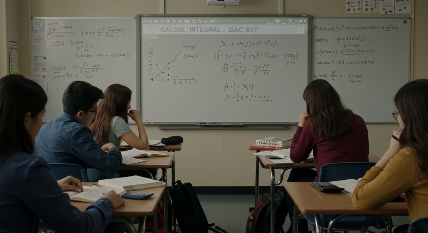 Calcul intégral - 2ème Bac PC SVT Maths BIOF