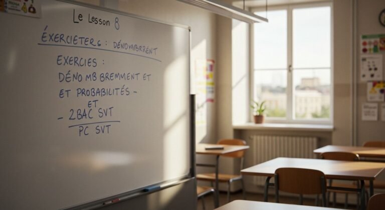 Exercices Dénombrement et probabilités - 2ème Bac PC SVT Maths BIOF PDF