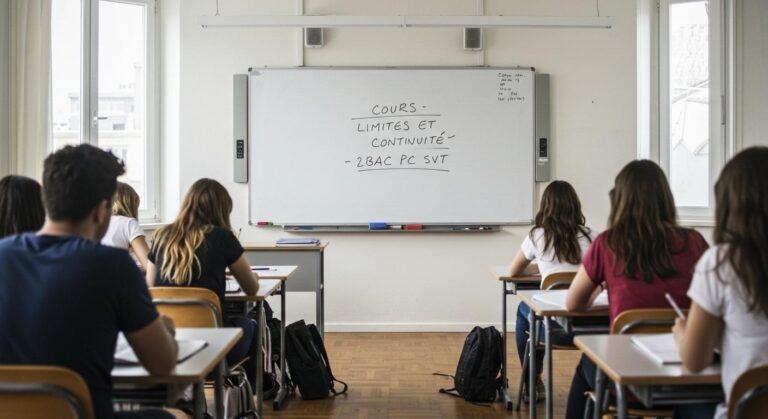 Cours Limites et continuité - 2ème Bac PC SVT Maths BIOF PDF