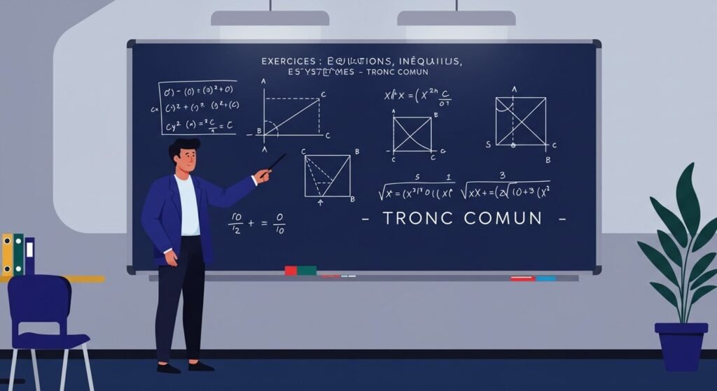 Exercices : Équations, inéquations et systèmes – Tronc Commun ...