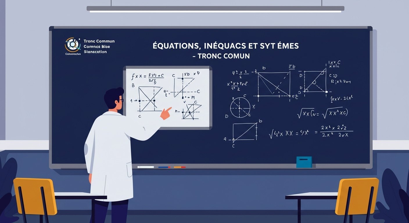 Équations, inéquations et systèmes - Tronc Commun Maths BIOF