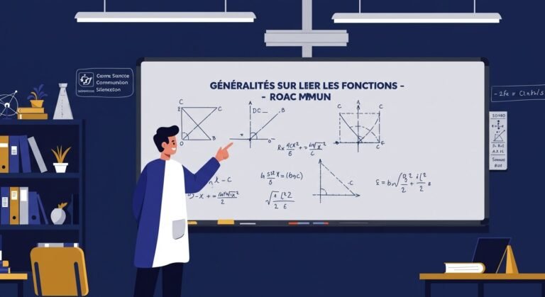 Généralités sur les fonctions - Tronc Commun Maths BIOF
