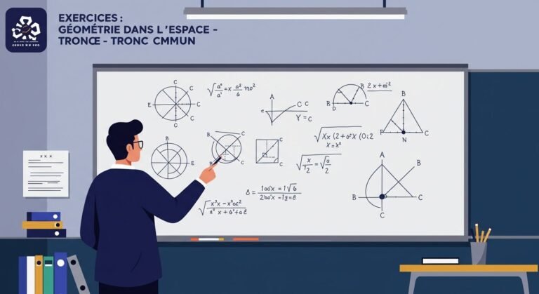 Exercices Géométrie dans l'espace - Tronc Commun Maths BIOF PDF