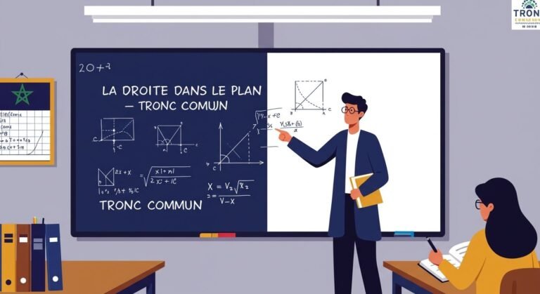 La droite dans le plan - Tronc Commun Maths BIOF