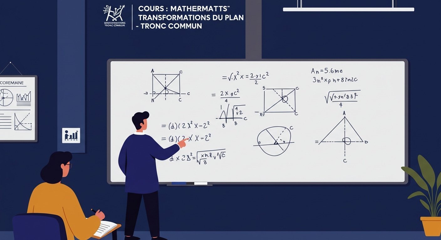 Cours Transformations du plan - Tronc Commun Maths BIOF PDF