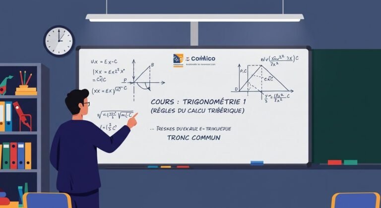 Cours Trigonométrie 1 (Règles du calcul trigonométrique) - Tronc Commun Maths BIOF PDF