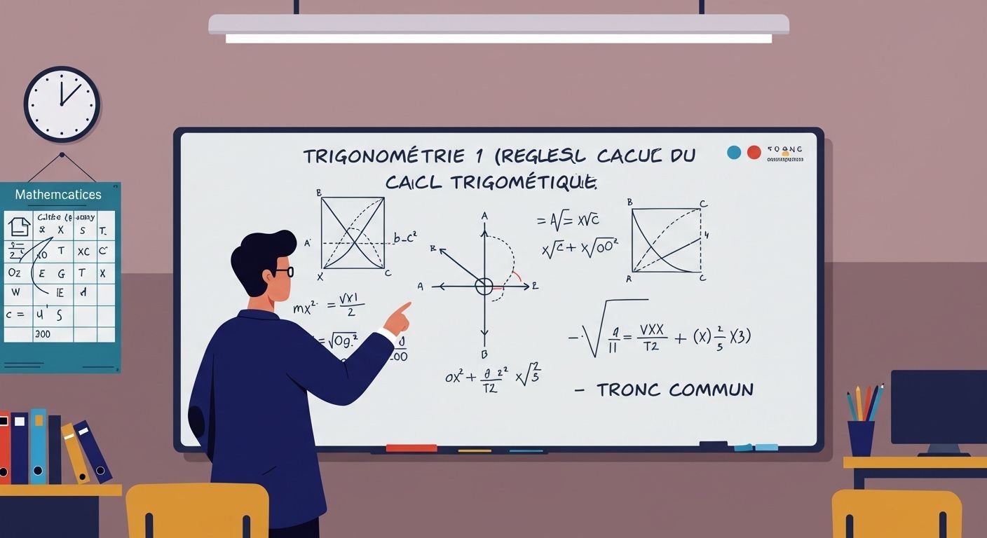 Trigonométrie 1 (Règles du calcul trigonométrique) - Tronc Commun Maths BIOF