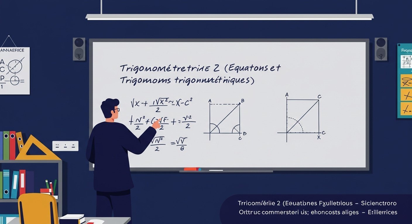 Trigonométrie 2 (Équations et inéquations trigonométriques) - Tronc Commun Maths BIOF