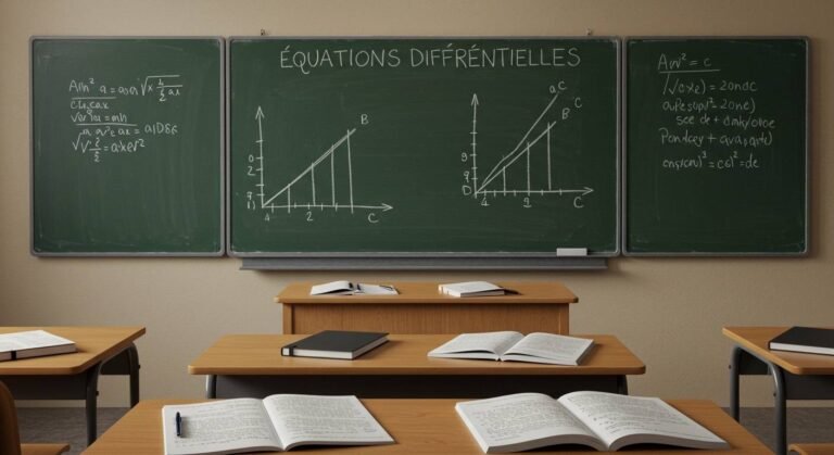Cours Équations différentielles 2ème Bac SM BIOF