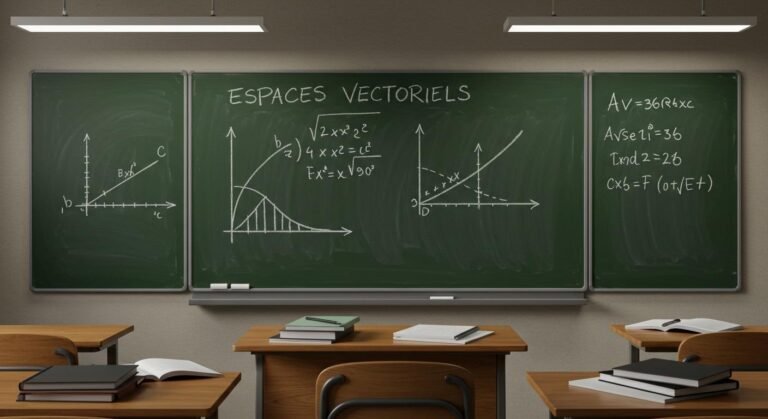 Cours Espaces vectoriels 2ème Bac SM BIOF