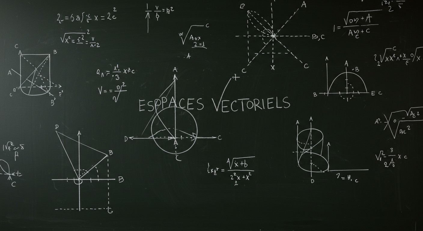 Exercices Espaces vectoriels 2ème Bac SM BIOF