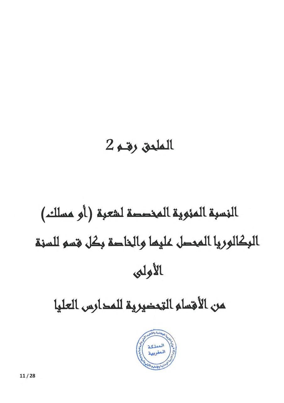 مذكرة التسجيل في الأقسام التحضيرية 2026 - الصفحة 6 مذكرة التسجيل في الأقسام التحضيرية 2026 - الصفحة 6