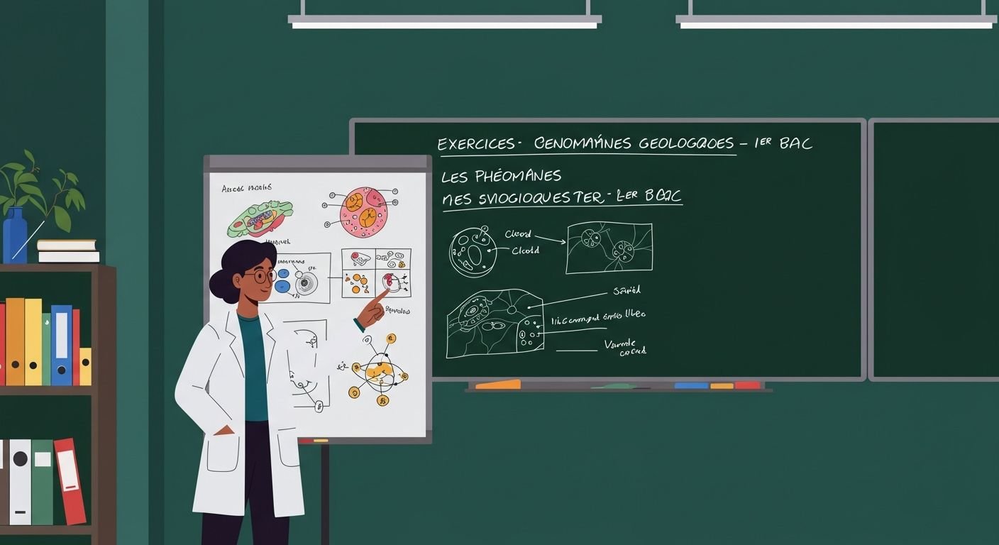 Exercices Les phénomènes géologiques externes - 1er Bac SVT BIOF PDF