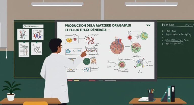 Production de la matière organique et flux d'énergie - 1er Bac SVT BIOF