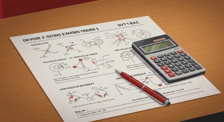 Devoir 2 Semestre 1 - 1er Bac SVT BIOF PDF