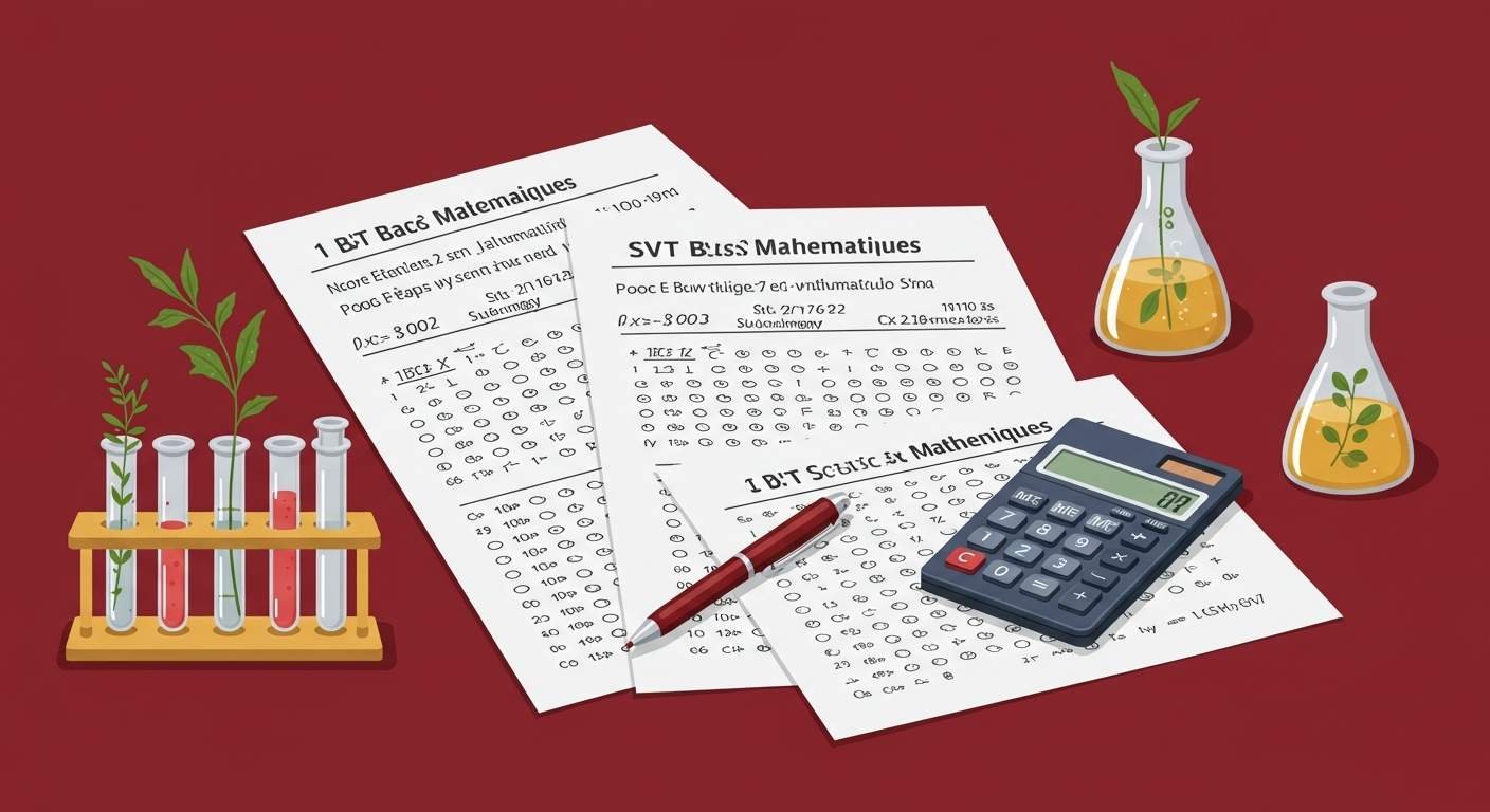 Devoirs SVT 1er Bac Sciences Mathematiques - Controles corriges PDF