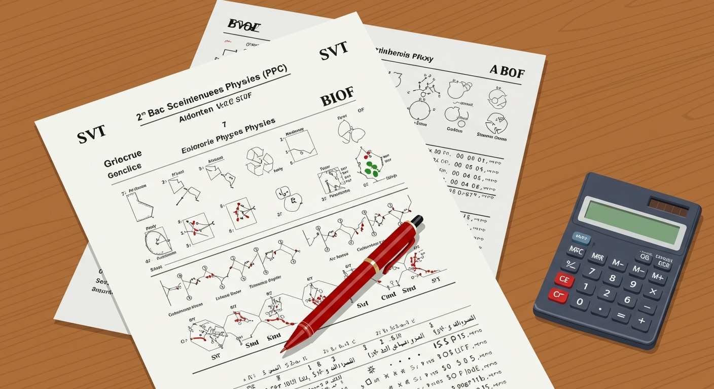 Devoir 1 Semestre 1 - 2ème Bac PC SVT BIOF PDF