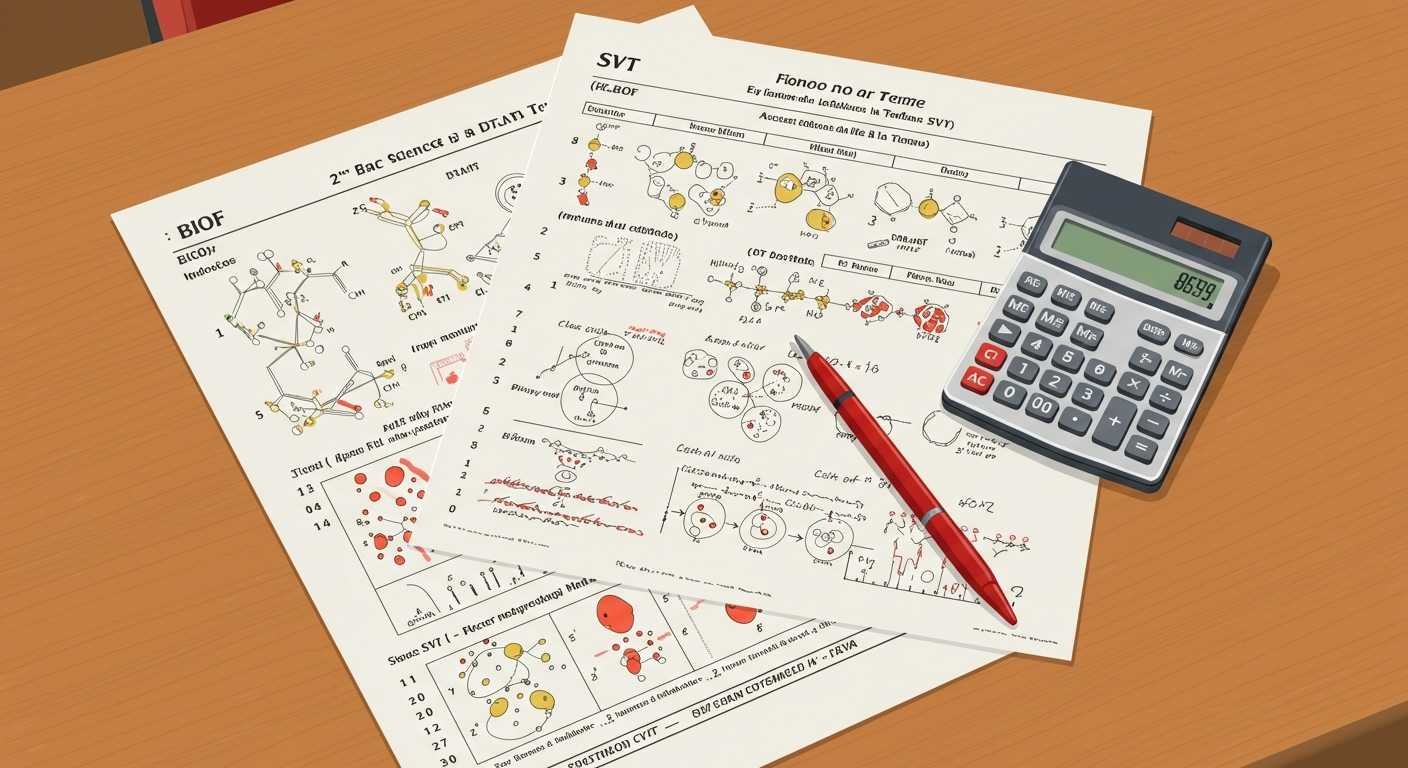 Devoir 1 Semestre 1 - 2ème Bac SVT BIOF PDF