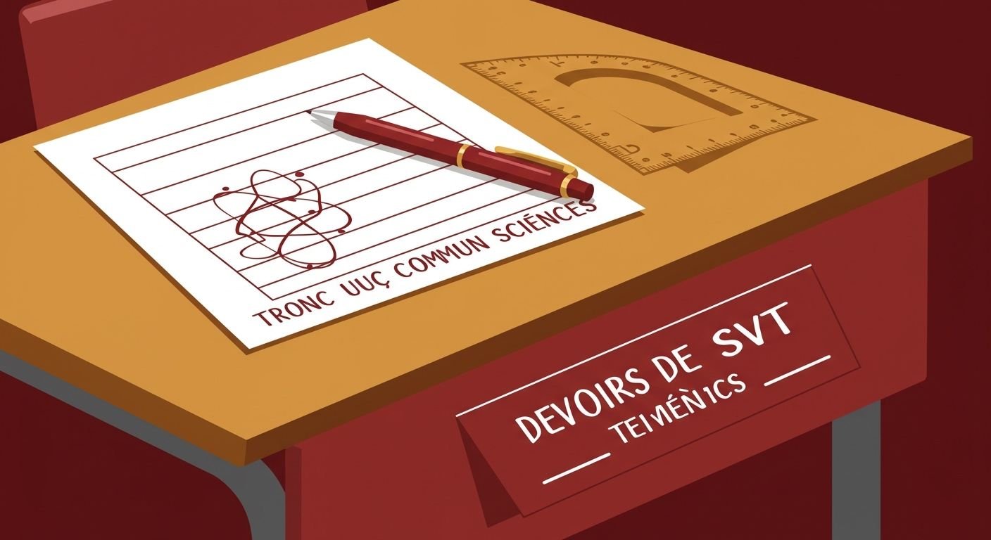 Devoirs SVT Tronc Commun - Controles corriges PDF