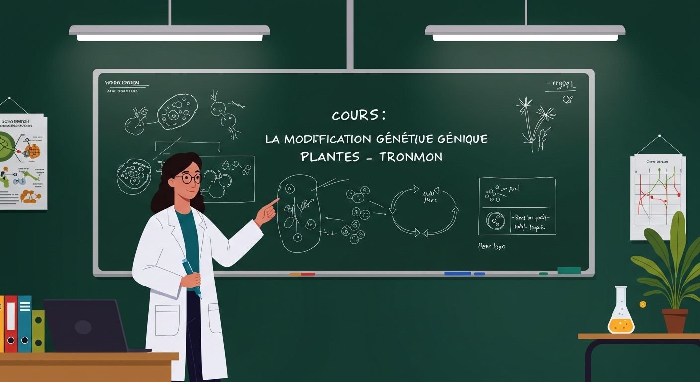 Cours La modification génétique des plantes - Tronc Commun SVT BIOF PDF