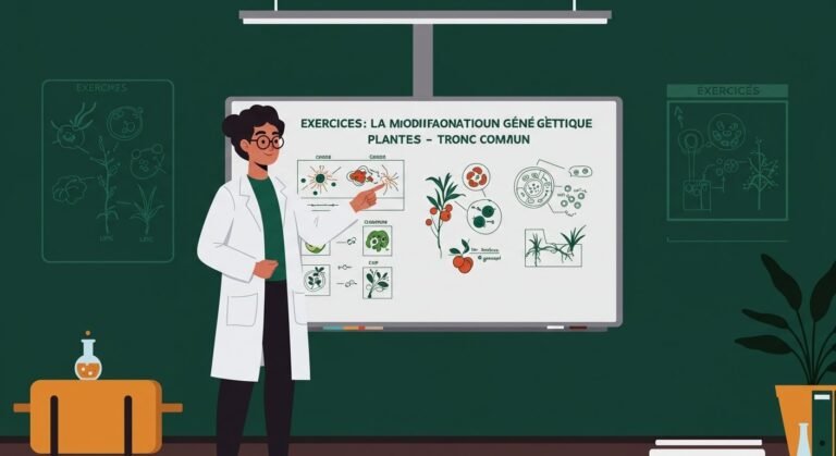 Exercices La modification génétique des plantes - Tronc Commun SVT BIOF PDF