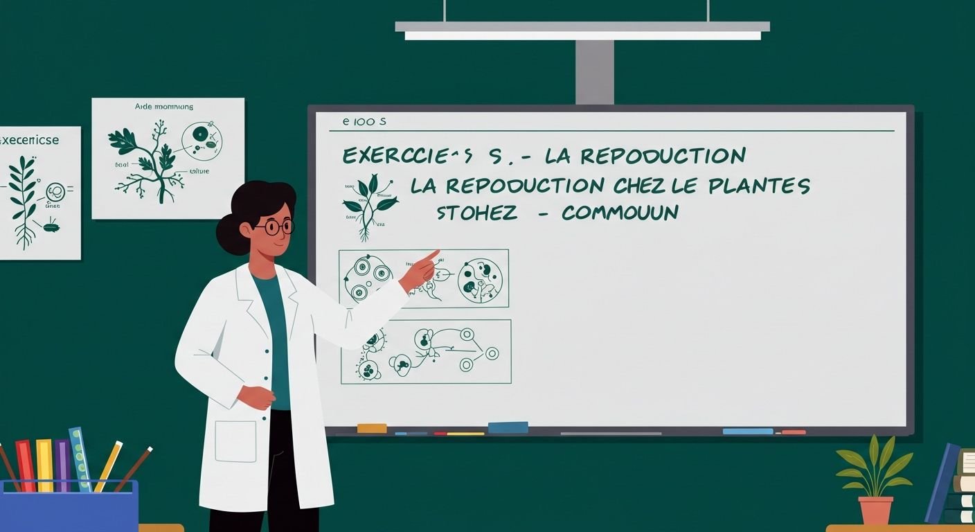 Exercices La reproduction asexuée chez les plantes - Tronc Commun SVT BIOF PDF