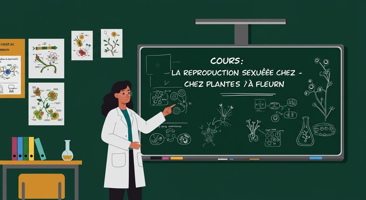 Cours La reproduction sexuée chez les plantes à fleurs - Tronc Commun SVT BIOF PDF