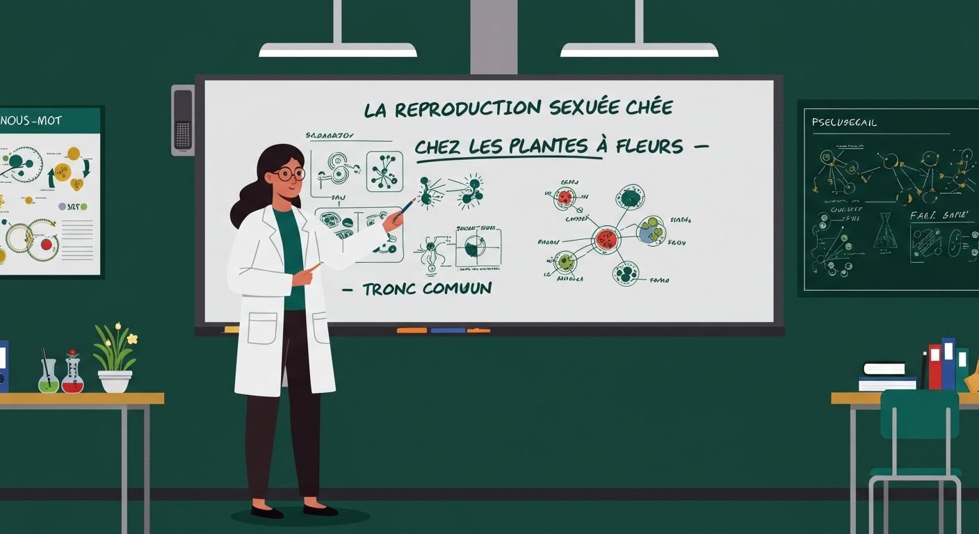 La reproduction sexuée chez les plantes à fleurs - Tronc Commun SVT BIOF