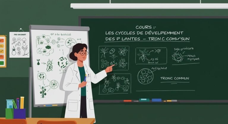 Cours Les cycles de développement des plantes - Tronc Commun SVT BIOF PDF
