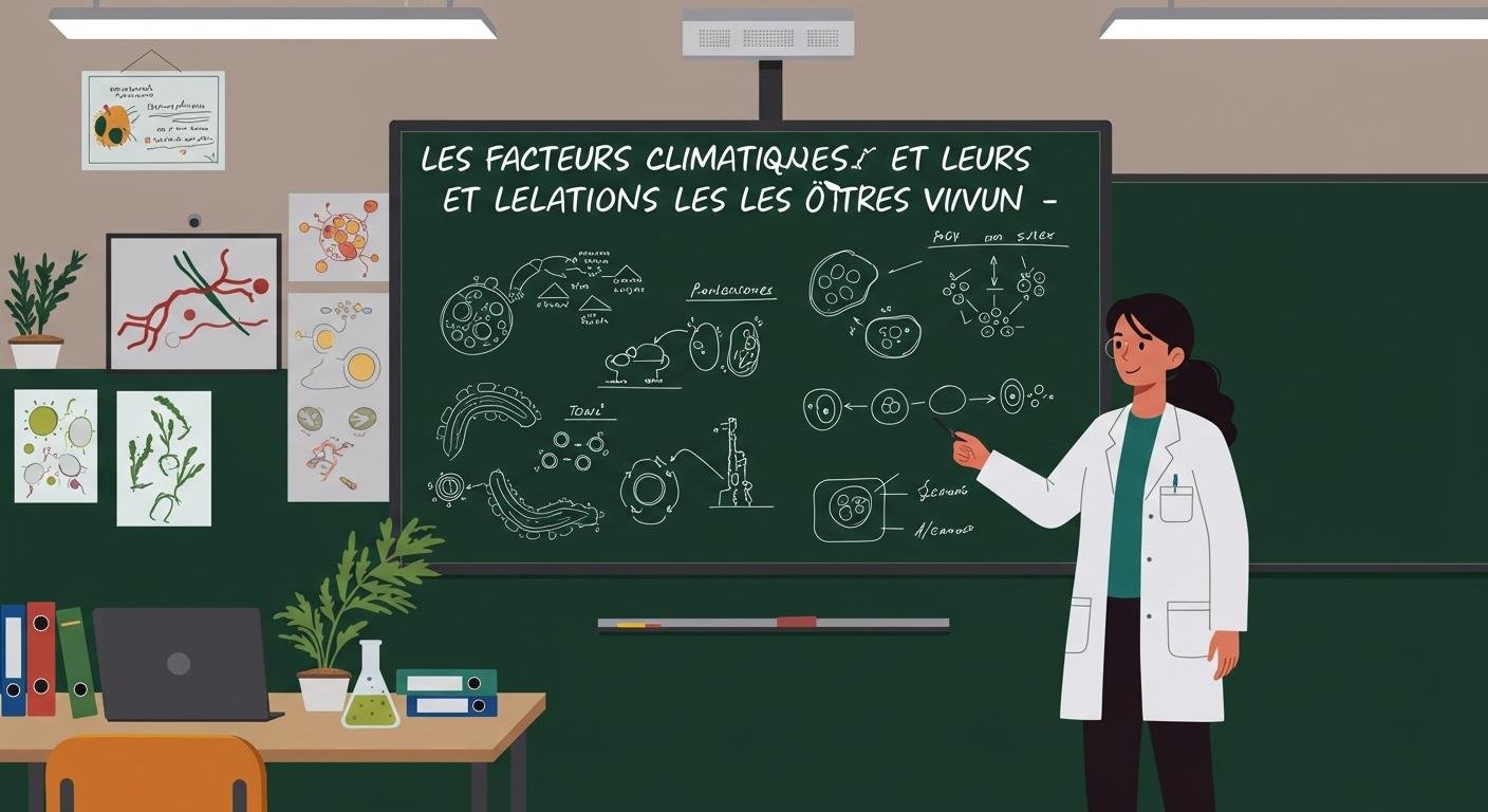 Les facteurs climatiques et leurs relations avec les êtres vivants - Tronc Commun SVT BIOF
