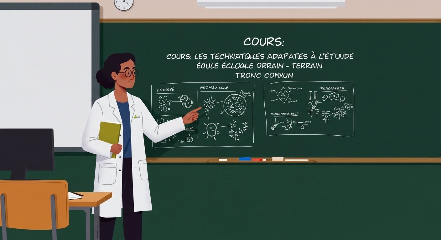 Cours Les techniques adaptatives à l’étude écologique sur le terrain - Tronc Commun SVT BIOF PDF
