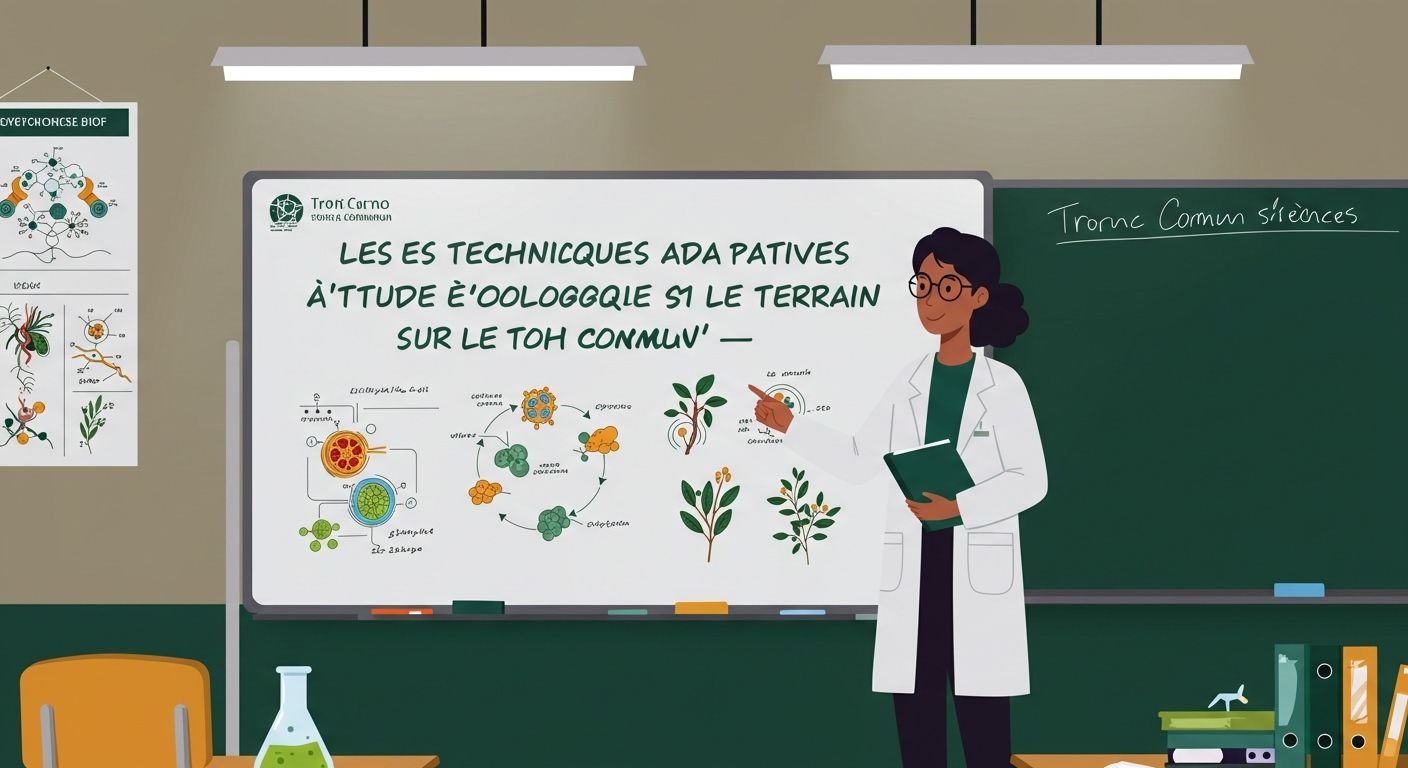 Les techniques adaptatives à l’étude écologique sur le terrain - Tronc Commun SVT BIOF