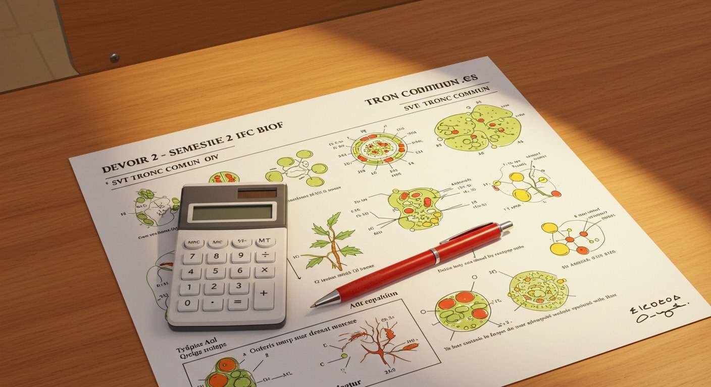 Devoir 2 Semestre 2 - Tronc Commun SVT PDF